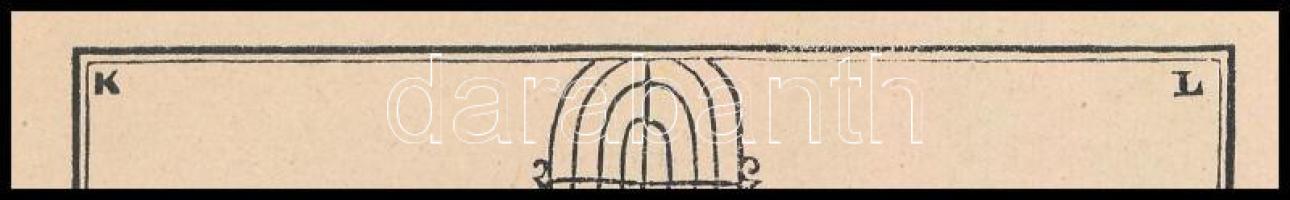 Kozma Lajos (1884-1948): A szarkamadárról. Fametszet, papír, jelzett a metszeten, paszpartuban, 8×6,...