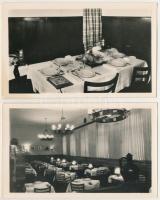 Budapest VII. Kulacs vendéglő, étterem belső. Miksa utca 11. (Ma Dohány és Osvát utca sarok) - 2 db Képzőművészeti Alap modern képeslap