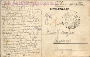 1914 Nagyszőlős, Nagyszőllős, Vynohradiv (Vinohragyiv), Sevljus, Sevlus; Báró Perényi szobor, M. kir...