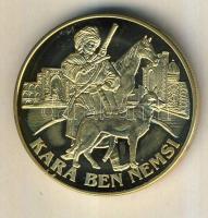 Németország 1992. "Karl May - Kara Ben Nemsi" aranyozott Cu-Ni emlékérem tanúsítvánnyal T:...