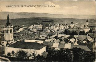 1918 Breznóbánya, Brezno nad Hronom; látkép. Kreisler József kiadása / general view (EK)