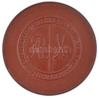 NDK DN "Johann Friedrich Böttger 1682-1719" kétoldalas porcelán emlékérem, a "Meissen...