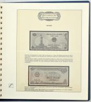 LINDNER "HISTORISCHE BANKNOTEN" előnyomott album bankjegyek számára 40 lappal