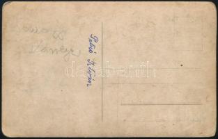 cca 1915 Katonai csoportkép Mannlicher puskákkal, fotólap, kissé viseltes, 14x8,5 cm