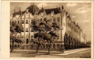 Budapest XIV. Erzsébet Nőiskola. István út 91-93. (ma Ajtósi Dürer sor) s: Tibai-Takács