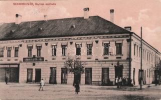 Szamosújvár Hotel Korona and the shop of József Zacharias
