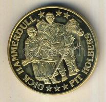 Németország 1992. "Karl May - Dick Hammerdull" aranyozott Cu-Ni emlékérem tanúsítvánnyal T...