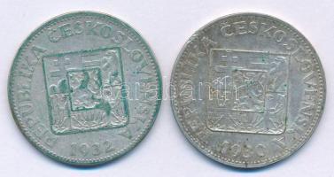 Csehszlovákia 1930. 10K Ag + 1932. 10K Ag T:XF,VF patina
Czechoslovakia 1930. 10 Korun Ag + 1932. 1...