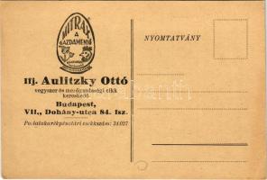 Mitrax a gazdamentő. Ifj. Aulitzky Ottó vegyszer és mezőgazdasági cikk kereskedő. Budapest VII. Dohány utca 84. (EK)