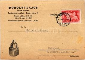 1948 Dobolyi Lajos Norton gépüzem reklámja. Budapest XX. Pestszenterzsébet, Pesterzsébet, Erzsébetfalva; Erdő utca 9. (fl)