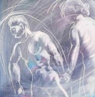 cca 1940- 1950 Varga Mátyás (1910-2002) grafikus díszlettervező által készített színház tervek, közt...