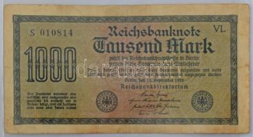 Német Birodalom 1908-1923. 44db-os német bankjegytétel mappában T:F-G
German Empire 1908-1923. 44pc...