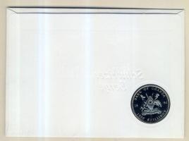 Uganda 1996. 1000Sh "Svájci hegyek - Finsteraarhorn" multicolor; érmés borítékon alkalmi b...