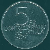 Svájc 1978. 5Fr "Henry Dunant" T:exBU