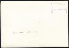 1932 Esztergom, Mária Valéria híd, fotó, felületén karcolásnyom, 10×14,5 cm