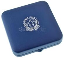 Olaszország 2006. 10E Ag "Leonardo da Vinci" tanúsítvánnyal, dísztokban T:PP 
Italy 2006....