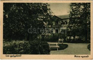1943 Csíz-gyógyfürdő, Kúpele Cíz; Mária nyaraló / villa