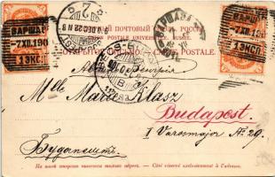 1900 Moscow, Moskau, Moscou; Palais Imperial du Kremlin / Kreml, royal palace (small tear)