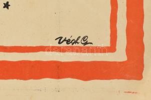 1919 Végh Gusztáv (1889-1973): "Világ proletárjai egyesüljetek! Szociális Termelés. A Szociális...