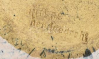 Német design váza. Jelzett, minimális kopottsággal, m: 12 cm