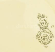 Royal Doulton historizáló mintás kínáló. Jelzett, kopással, 23x18 cm