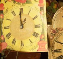 Egy doboznyi antik parasztóra, parasztóra szerkezetek, alkatrészek, közte ritka darabokkal