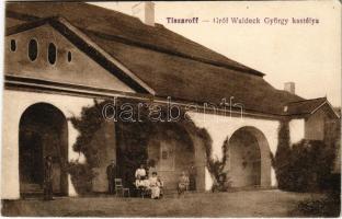 Tiszaroff, Gróf Waldeck György kastélya