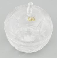 Parád Crystal bonbonier, dobozában, jelzett, hibátlan, m: 11,5 cm