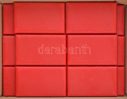 ~1970-1980. "A Magyar Népköztársaság Kiváló Brigádja - Szocialista Brigád" (12x) aranyozot...