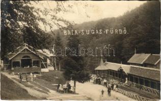 1926 Sugásfürdő, Baile Sugas (Sepsiszentgyörgy, Sfantu Gheorghe); szálloda, vendéglő, étterem, park / hotel and restaurant, spa park. photo (EK)