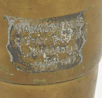 Hármasugrás Csapatverseny Vándordíja Győr 1927. Bronz, kopással, m: 26 cm