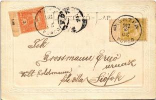 1902 Bártfa-fürdő, Bardejovské Kúpele, Bardiov; Melanie villa, Hajts Kornél felvétele, Eschwig Ede F...