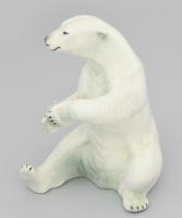 Jegesmedve. Jelzés nélkül, hibátlan, m: 22,5 cm