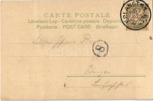 1901 Art Nouveau children. litho