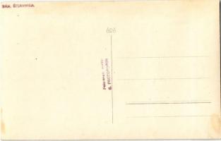 Selmecbánya, Schemnitz, Banská Stiavnica; templomok, tér, piac, üzlet / churches, market, shop. S. P...