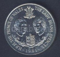Guernsey 1981. 25p "Károly és Diana esküvője" T:BU