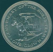 Man-sziget 1976. 1C "100 éves a lóvasút" T:BU