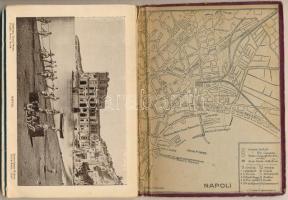 Napoli, Naples; Ricordo di Napoli - 32 Vedute / non-postcard leporello with 32 pictures, embossed li...