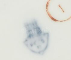 Zsolnay 2 darab mesemintás bögre. Jelzett, kis kopással, m: 10 cm