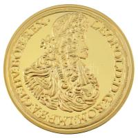 DN "A legértékesebb magyar érmék - I. Lipót tízszeres aranydukátjának replikája" aranyozot...