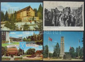 Kb. 170 db MODERN külföldi város képeslap / Cca. 170 modern non-Hungarian town-view postcards