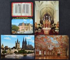 Kb. 50 db MODERN postatiszta külföldi város képeslap / Cca. 50 modern unused non-Hungarian town-view postcards