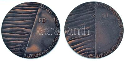 Észtország 1980. "Tallinn - XXII. Nyári Olimpiai játékok - vitorlás regatta" bronz emlékér...