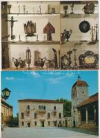 TROGIR - 14 db MODERN horvát postatiszta város képeslap