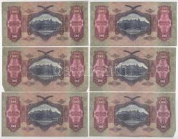 1930. 100P (6x) csillagos sorszám, mind különféle "*E 001 - *E 056" között T:F 
Adamo P17