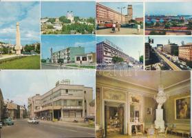 40 db MODERN postatiszta lengyel város képeslap