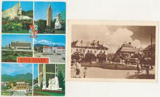 ROMÁNIA - 46 db MODERN román város képeslap