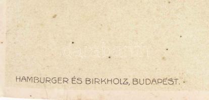 Haggenmacher Kőbányai és Budafoki Sörgyárak Rt. litho plakát, szakadásokkal, felcsavarva, 62×48 cm