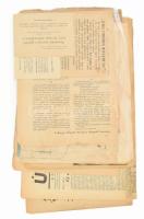 cca 1945-1970 Kommunista, szocialista, forradalmi újságok, kiadványok, röplapok, össz. 14 db: MKP vá...