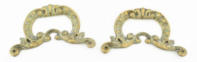 Réz fogó pár, 14x9 cm